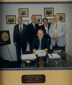 First meeting of the Board of Trustees